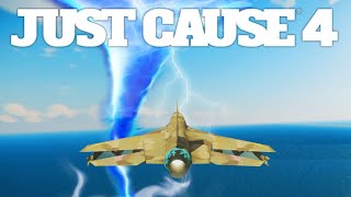 EXPERIENCES DE MALADE  JUST CAUSE 4 SUPER TORNADE STUNT amp JUMP [upl. by Ogait21]