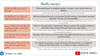 Mulk surasini yod olamiz AlMulk АльМульк [upl. by Eenej]