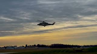 First flight of Boeing MH139 Grey Wolf Helicopter for the US Air Force [upl. by Rimidalv]