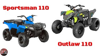 2022 Polaris Outlaw 110 and Polaris Sportsman 110 [upl. by Alita725]