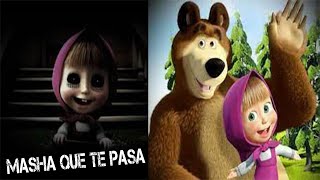 CREEPYPASTA DE MASHA Y EL OSO MASHA QUE TE PASA [upl. by Cassil]