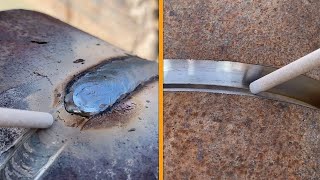 Learn to weld pipe root and cap 7018 [upl. by Ytsirt]