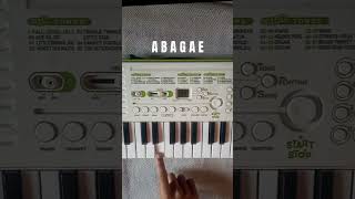 VIVEGAM SURVIVE BGM  Piano tutorial with notes  Viral bgm on piano shorts [upl. by Raquel]