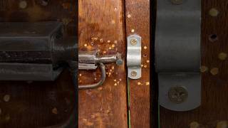 Simple idea with gate latch lock  mechanism lock  DIY  Craft metal  New design [upl. by Greeson]