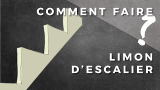 Faire un Escalier Bois  Les limons [upl. by Ajed]