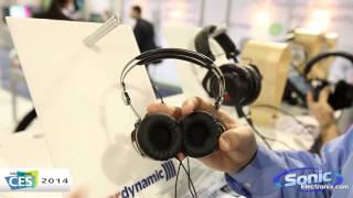 Beyerdynamic T51P Headphones  CES 2014 [upl. by Leumek]