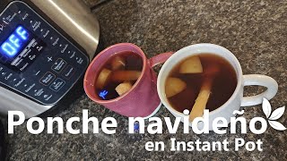 Cómo preparar ponche  En Instant Pot [upl. by Nennarb472]