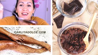 Scrub al CIOCCOLATO Naturale FACILISSIMO  FAI DA TE  Carlitadolce [upl. by Arihat677]