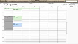 Erinnerungen erstellen und Kalender abonnieren  OS X Lion [upl. by Aeht]