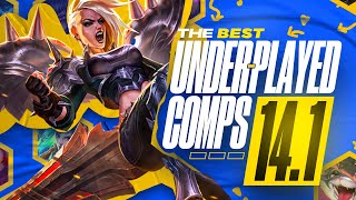 Best Underplayed Comps to Climb with on Patch 141  TFT Set 10 Guide [upl. by Inalaehak]