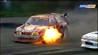 Martin Schanche Drifting unbelievable first corner Action Czech Republic 1995 ERC Final [upl. by Namrac]