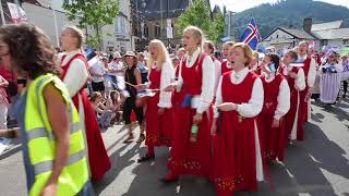 Llangollen International Musical Eisteddfod Parade of Nations 2018 [upl. by Rudolph327]