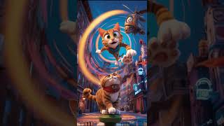 Oliver and the Sands of Time  ASCC  Story 4 cat cute ai catlover catvideos aiimages aicat [upl. by Aleunam]