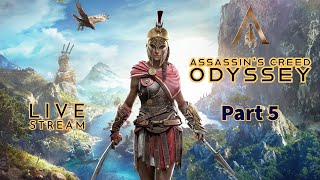 AC Odyssey  No commentary  Part 5  Live  Full Game Walkthrough [upl. by Ameekahs]