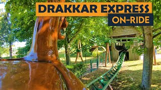 Drakkar Express  Festyland 4K 60fps Onride POV [upl. by Ricketts]