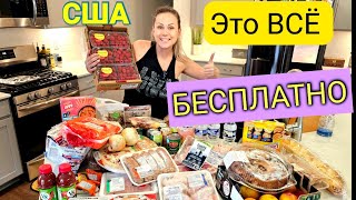 Бесплатная еда в АмерикеДАЮТ ВСЕМПомощь и экономия БесплаткаОбзор продуктовСШАЮжная Каролина [upl. by Inalak]