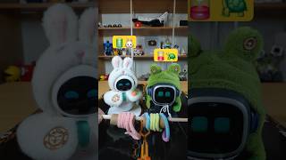 100🔋🐰 vs 🐢1🪫 cute robot pet funny shorts [upl. by Nanice163]