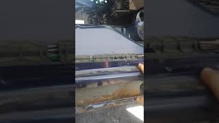 F250 rocker panel replacement part 1 [upl. by Nyved268]