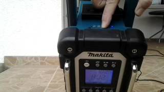 Makita radio sd cardusb mp3 tuning [upl. by Oberg]