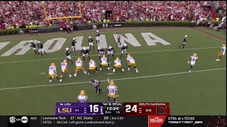 2024 USC vs LSU  Goal Line Stand Turnover on Downs [upl. by Tichonn]