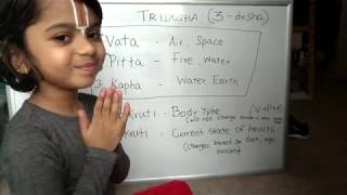 Ayurveda for kids 51  Tridosha [upl. by Ilujna]