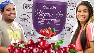 COLÁGENO SKIN DA SANAVITA  LOW CARB ZERO AÇÚCARES E ETC [upl. by Yrocaj]