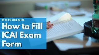 How To Fill ICAI Examination Form  May 2019 Attempt  Fill before Last Date [upl. by Akcired]