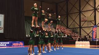 Comstock Park’s Round 3 from the 2018 MHSAA competitive cheer state finals [upl. by Cirenoj411]