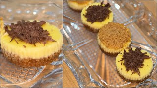 Mini Cheesecake Recipe 😍 Easy Cheesecake Recipe by Kitchen With Fiza [upl. by Worl]