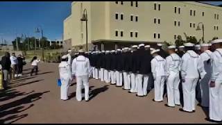 NAVY HOSPITAL CORPSMAN CADENCE A SCHOOL Class 205 Graduation day March 103119 [upl. by Nannek]