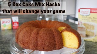 How to Make a Box Cake Mix taste homemade  Game changing Box Cake Mix hacks  duncanhines [upl. by Ahmar]