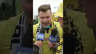 This BVB fan revealed Carras thoughts on the UCLToday crew 😂 [upl. by Rosene]