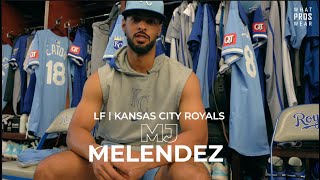 Locker Tour MJ Melendez Kansas City Royals [upl. by Aserehs]