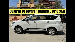 TOYOTA INNOVA CRYSTA 2018 ALL NEW BUMPER TO BUMPER ORIGINAL INNOVA CRYSTA WHITE 2018 ALL NEW AUTO [upl. by Snider]