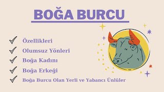 Boğa Burcu Özellikleri Olumsuz Yanları  Boğa Kadını ve Boğa Erkeğinin Tipik Özellikleri Ünlüleri [upl. by Iarised]