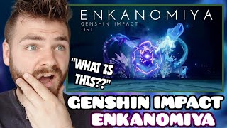 First Time Hearing Enkanomiya Battle Music  All Versions  GENSHIN IMPACT OST  REACTION [upl. by Ackley]