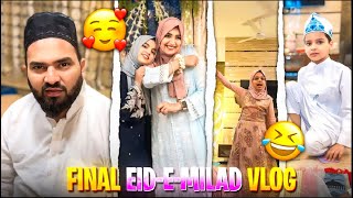 Final Vlog of EideMilad  Mohammad yeh ky krra hai Aj smoky pulav amp Afghani chicken shahi roll [upl. by Urbai372]