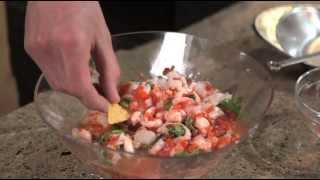 Antoine au quotidientv  Capsule 15  Ceviche péruvien de crevettes et pétoncles [upl. by Sperry]