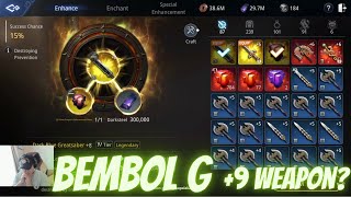 MIR4 BEMBOL G TIER4 WEAPON 9 mir4 nft mir4global [upl. by Emory]