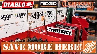 Home Depot BEST Husky DIABLO Crescent amp Ridgid Tool DEALS [upl. by Anil]