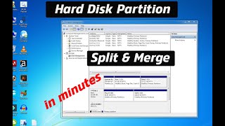 How to create Partition  Hard Disk Partition How to create Partition in Windows 10 [upl. by Aneala]