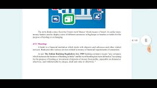 standard 12 chapter 4 Business service what is mean by bank types of bank ytvideo ytviral [upl. by Rokach]