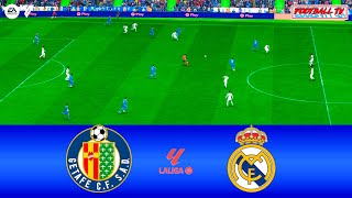 Getafe vs Real Madrid  La Liga 2324  EA FC 24 Full Match All Goals  Gameplay PC [upl. by Feldt]