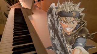 安斉かれん「人生は戦場だ 」 Black Clover ED9  Jinsei wa Senjou daKalen Anzai 黒色四叶草  piano cover [upl. by Yorel]