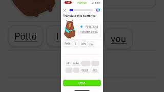 smalltalk U7 S2 Finnish Lets learn with Duolingo duolingo study finland shorts [upl. by Greiner]