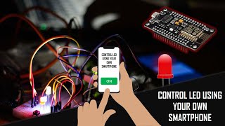 LED Controlling Using Your Own SmartPhone  NodeMCU  ESP8266  KNOWLEDGE DOCTOR  Mishu Dhar [upl. by Ettereve]