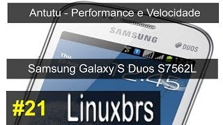 Samsung Galaxy S Duos GT  S7562 e Galaxy Player 42  Teste de Performance Antutu  PTBR [upl. by Pavia950]