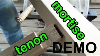 DEMO 9 How I Fit Mortise and Tenon Joints [upl. by Nnayrb]