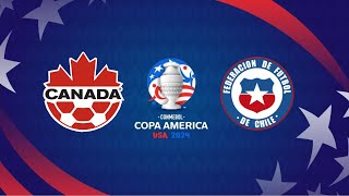 CANADA VS CHILE  CONMEBOL COPA AMERICA 2024  FC24 4K60 [upl. by Lynd]