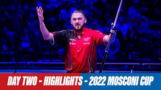 Day Two  Highlights  2022 Mosconi Cup [upl. by Ailongam]